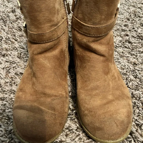 Michael Kors Girl’s Emma Callie Caramel Boots size 12 - Picture 3 of 6